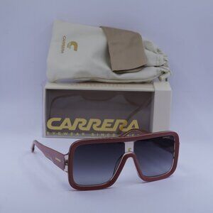 Carrera FLAGLAB 14 03R7 9O Shield Sunglasses - Pink Beige/Grey